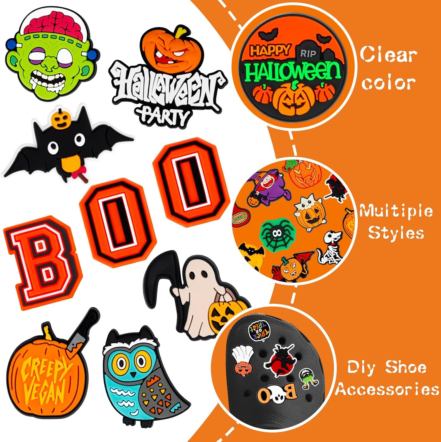 42 PCS Valentines Nursing Baseball Mom Shoe Decorations Cute PVC Shoe Accessories for Boys Girls Women - Image 4