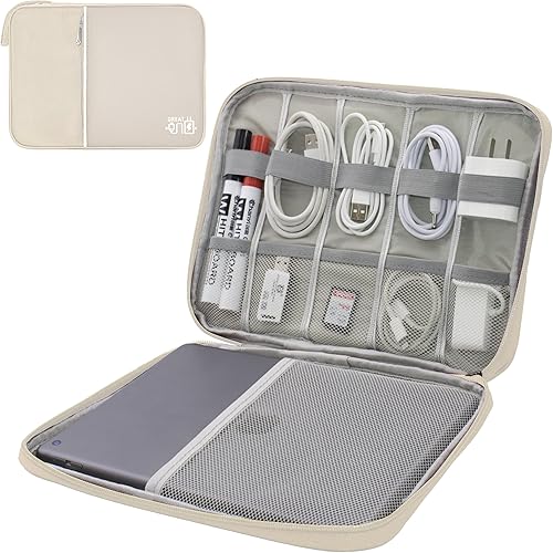Miniatura 28 de Organizador Electrónico, Funda Organizadora de Cables de Viaje, Bolsas Organizadoras de Cables Portátiles, Estuche de Almacenamiento de Accesorios