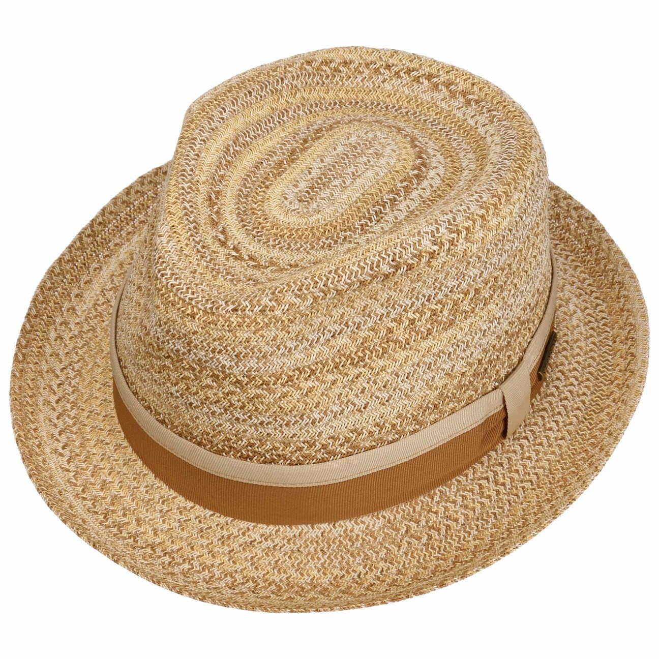 Stetson Bellano Cappello Player in Paglia Toyo Screziato Multicolore con Fascia Multicolore Unisex Primavera Estate