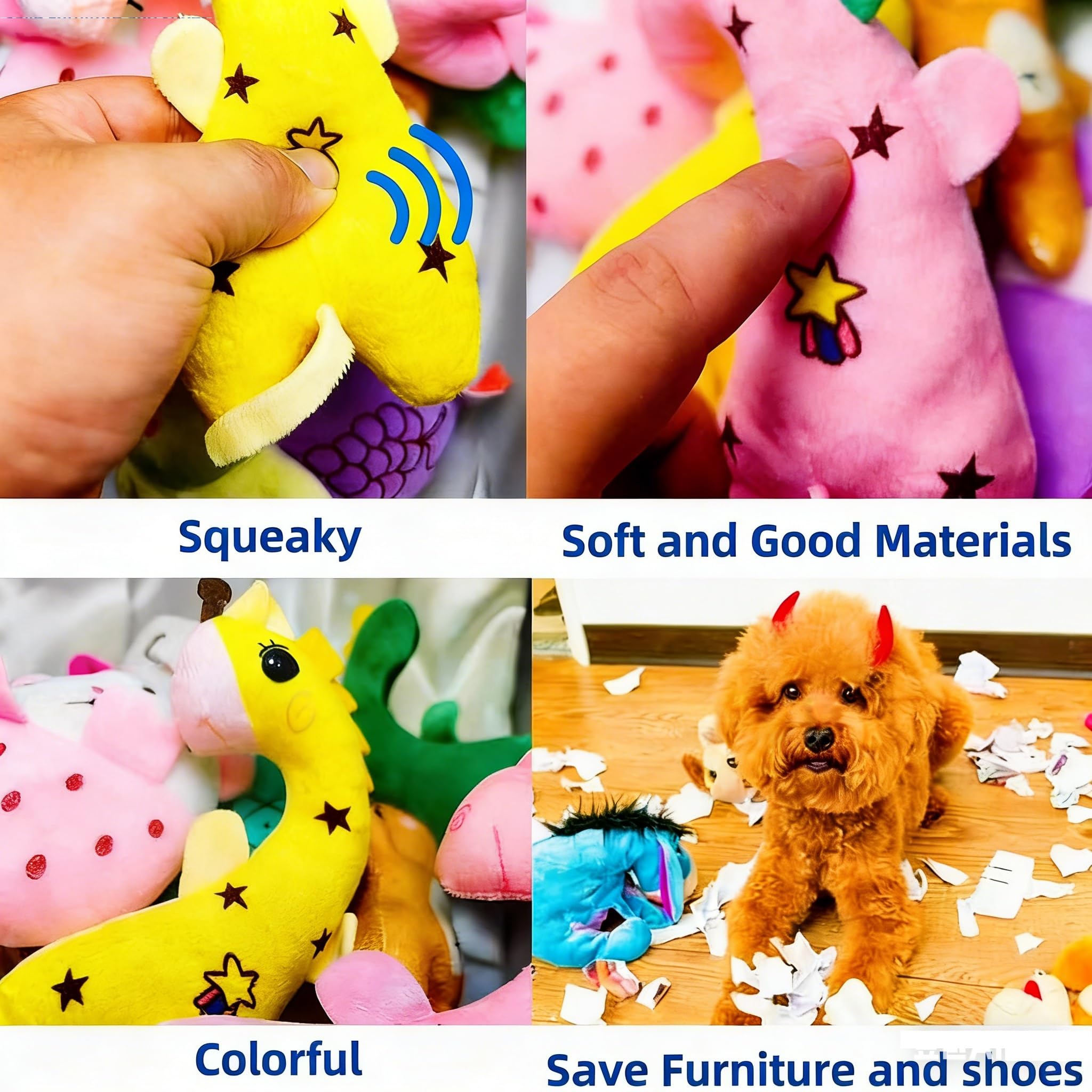 30 juguetes chirriantes para cachorros, juguetes para mascotas, juguetes para mascotas, cachorros pequeños, perros