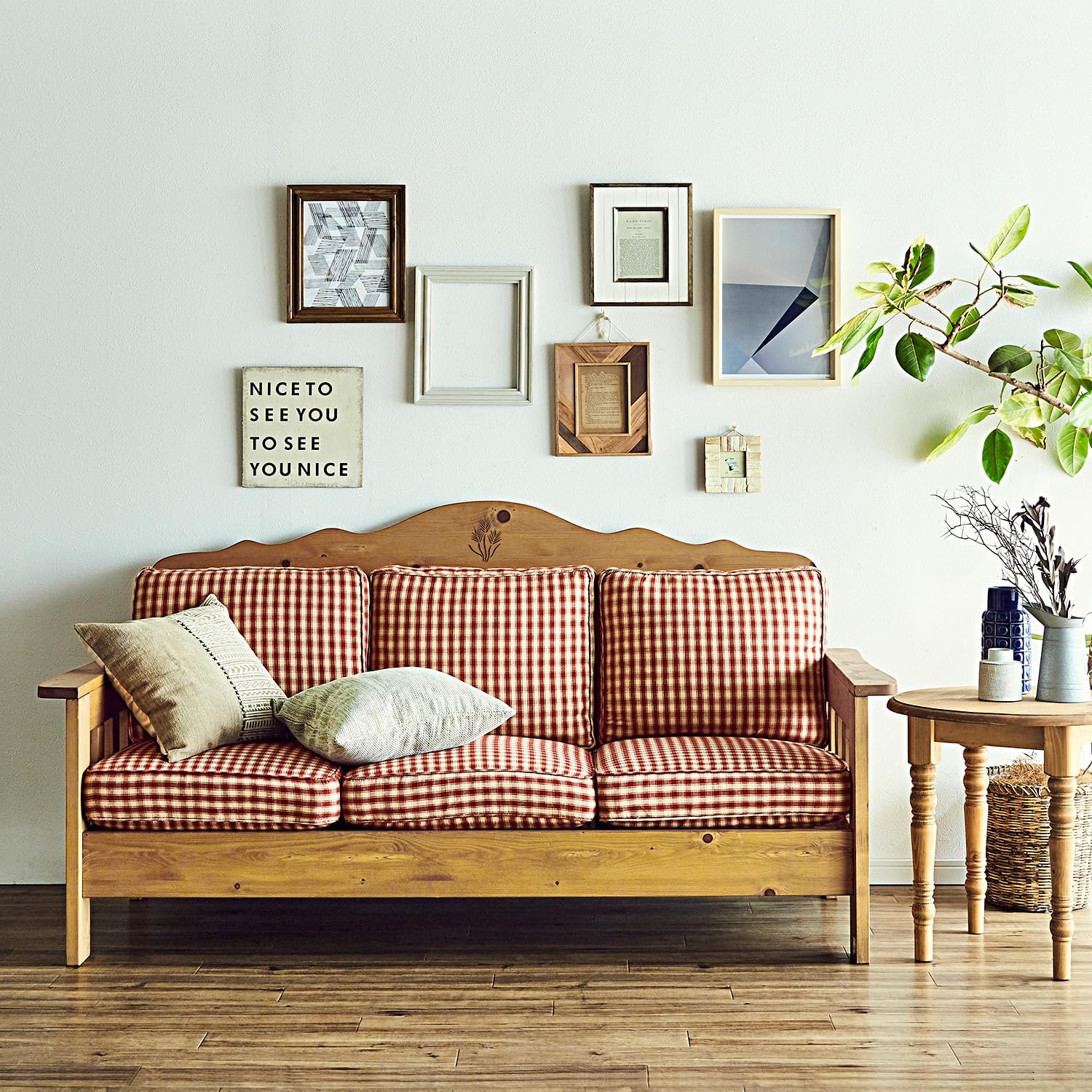 伸長式ソファベッド引き出し付き 収納付き 天然木 NATURAL 超人気