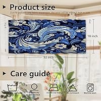 Vista 761 de Cenefas de cocina modernas con patrón de cobre marrón dorado para ventanas, cenefas opacas abstractas de marcas de arañazos y cortinas opacas