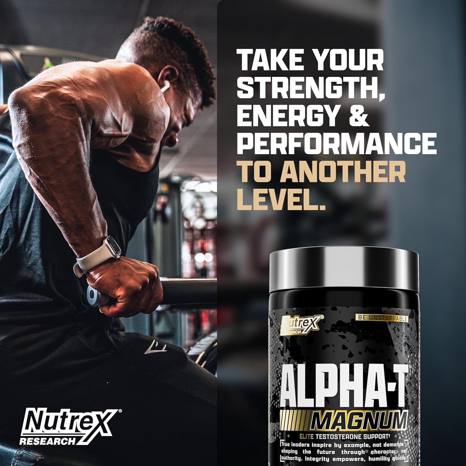 Nutrex Research Alpha-T Magnum Testosterone Support For Men ...