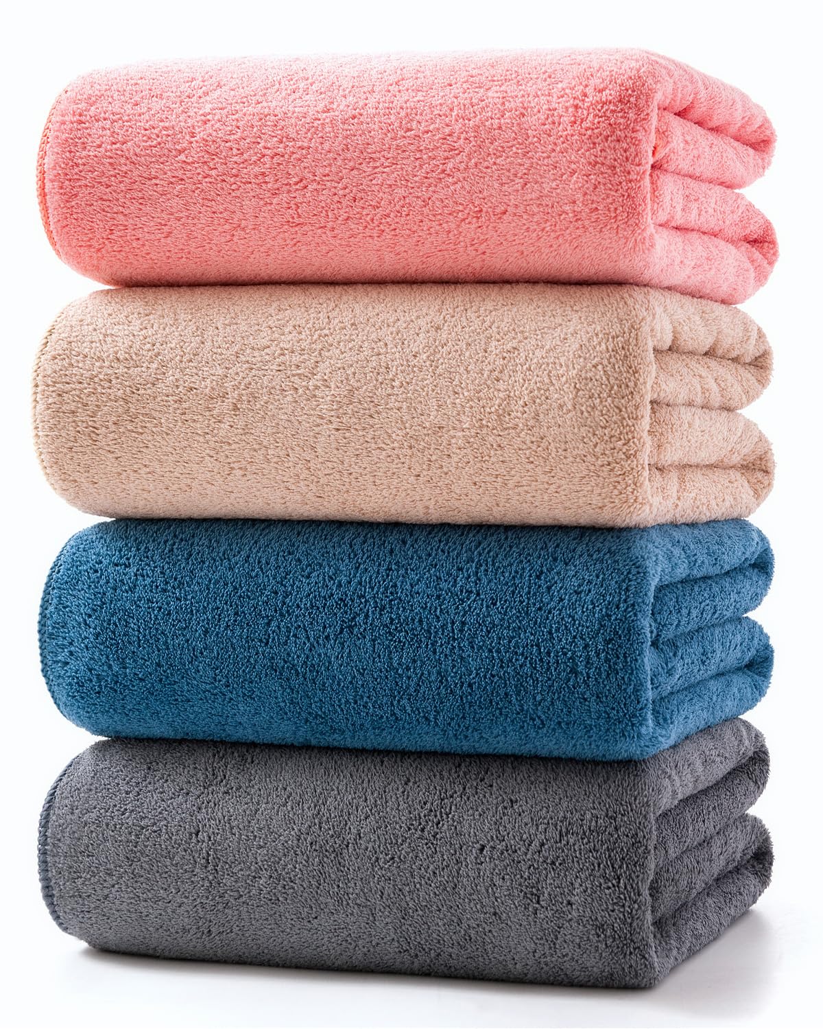 Amazon｜Lumimi バスタオル ふわふわ ホテル仕様 大判 瞬間吸水【70