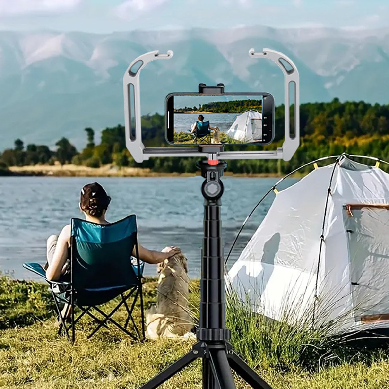 Podwodny Stabilizator, Metalowy Zestaw do Nurkowania, Klatka na kamerę Akcji z Uchwytem do Nurkowania, Surfingu, Filmowania Sportowego