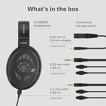 Sennheiser HD 660S2 Auriculares estéreo audiófilos con Cable con