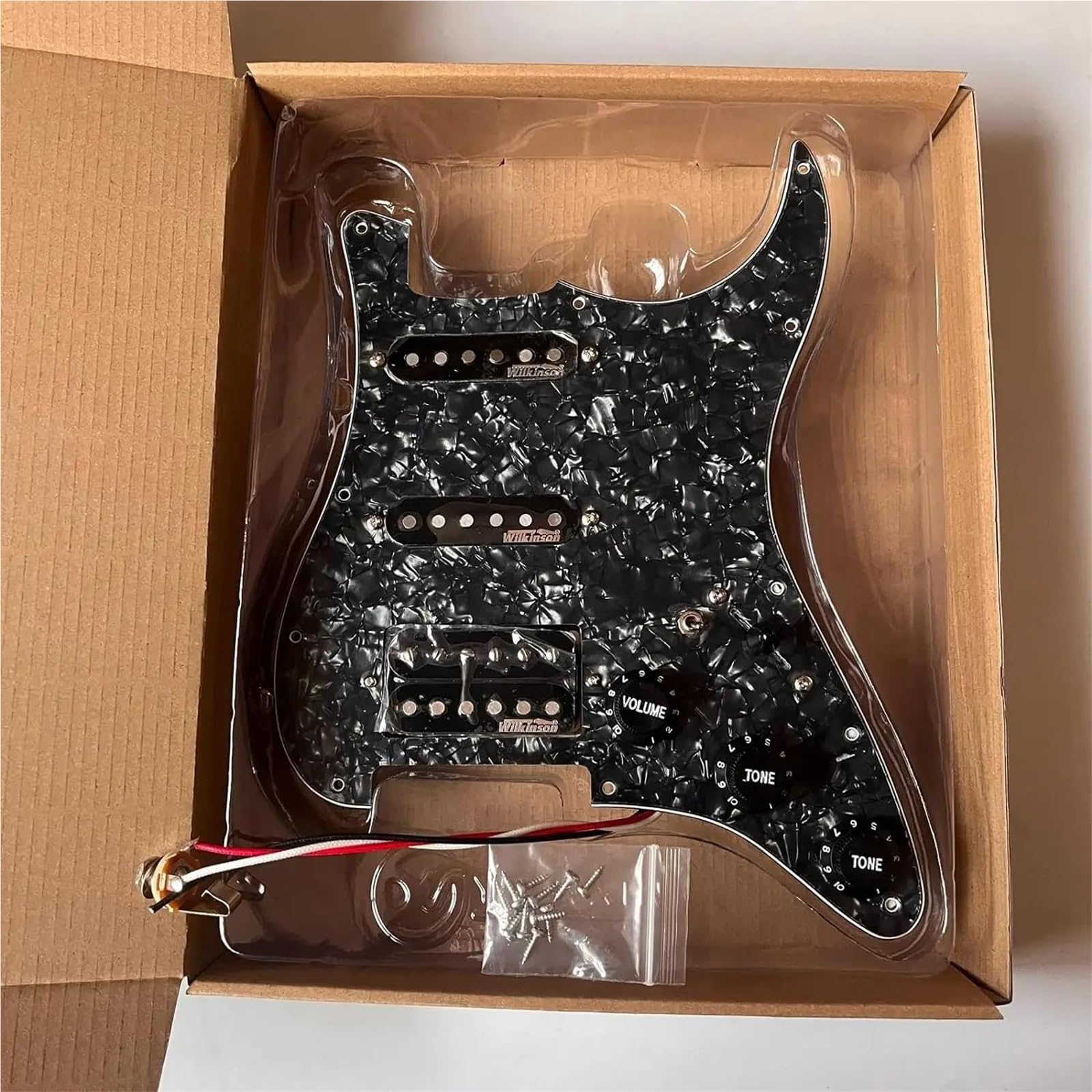 Pastilla Golpeador SSH Alnico 5 Humbucker Pickup precableado juego de golpeador de guitarra multiinterruptor Protector de pastilla de 5 vías accesorios de guitarra