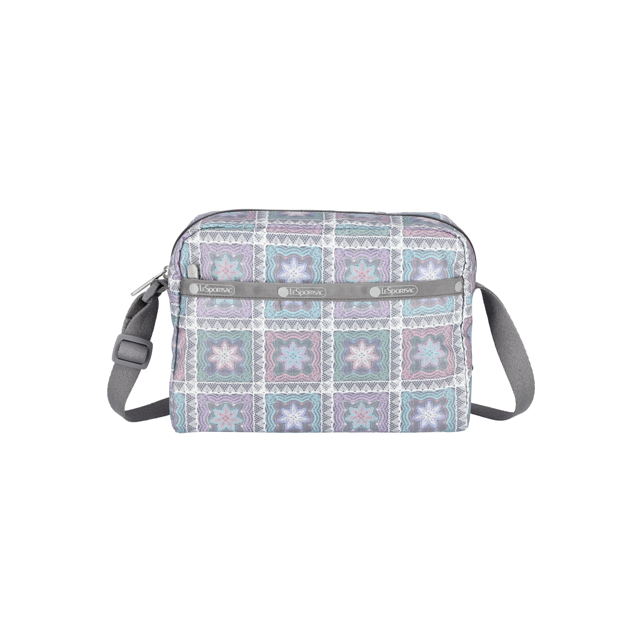 LeSportsacDaniella Crossbody Bag (Pastel Geometric Lace)