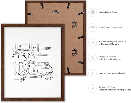 Miniatura 197 de Poster Master Póster de peonías – Estampado de flores retro – Ilustración floral – Ilustración en blanco y negro – Diseño de línea y abstracto –