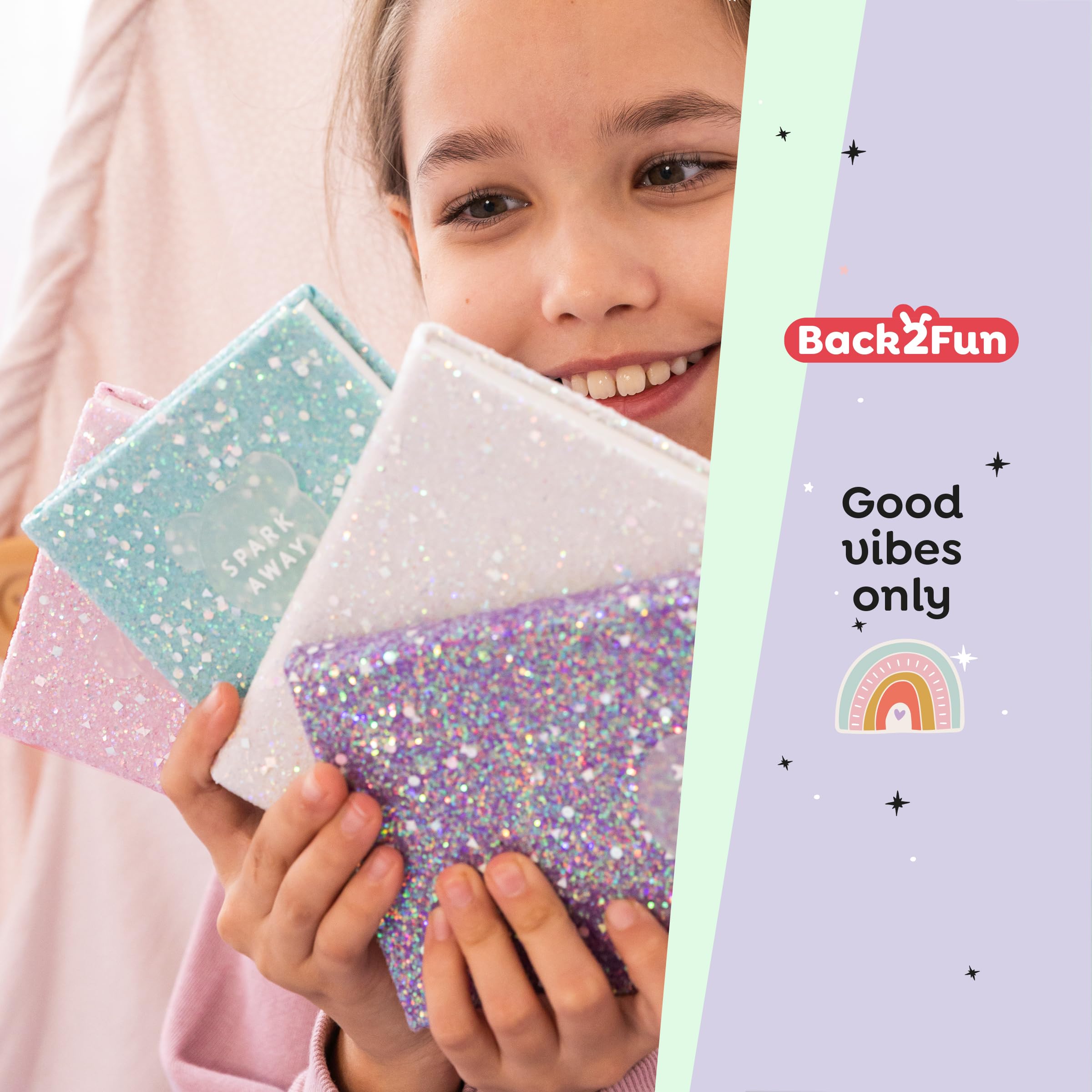 MR Defter-B2F Parlak Defter Lila Noktalı