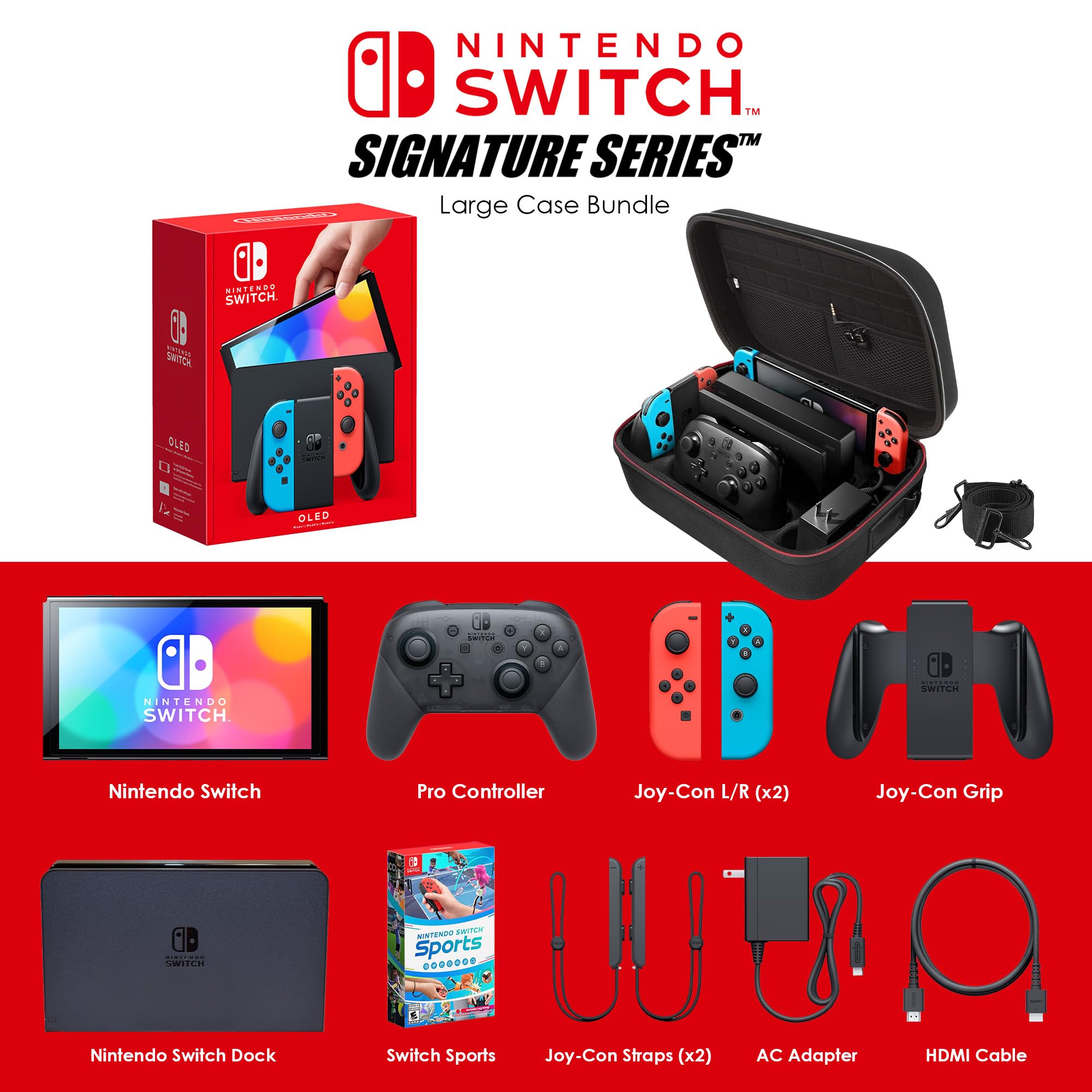 Amazon.com: Nintendo Switch OLED Model (Neon Red/Blue) Switch