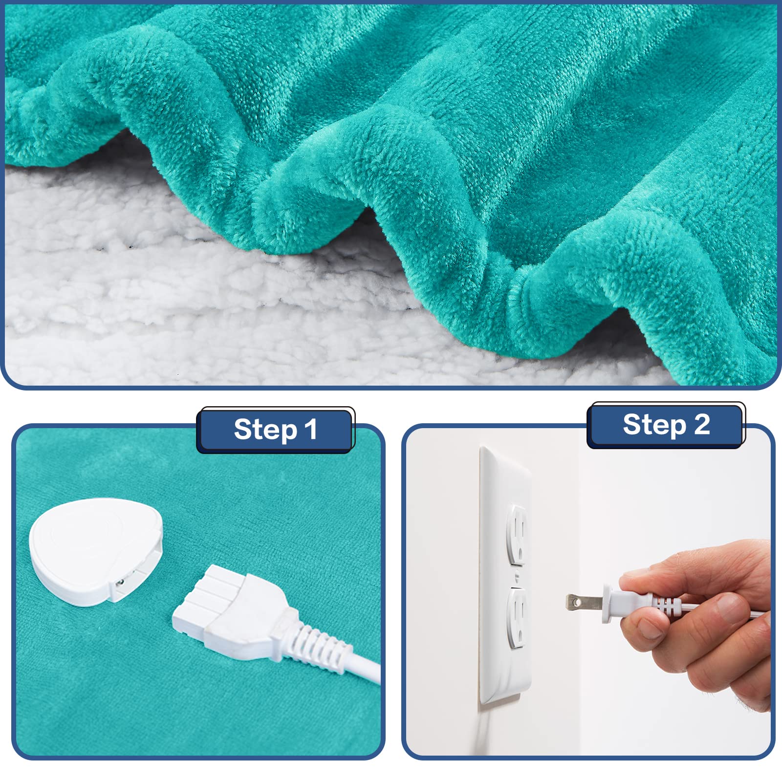 Snapklik.com : Greenoak Electric Blanket Heated Blanket King Size ...