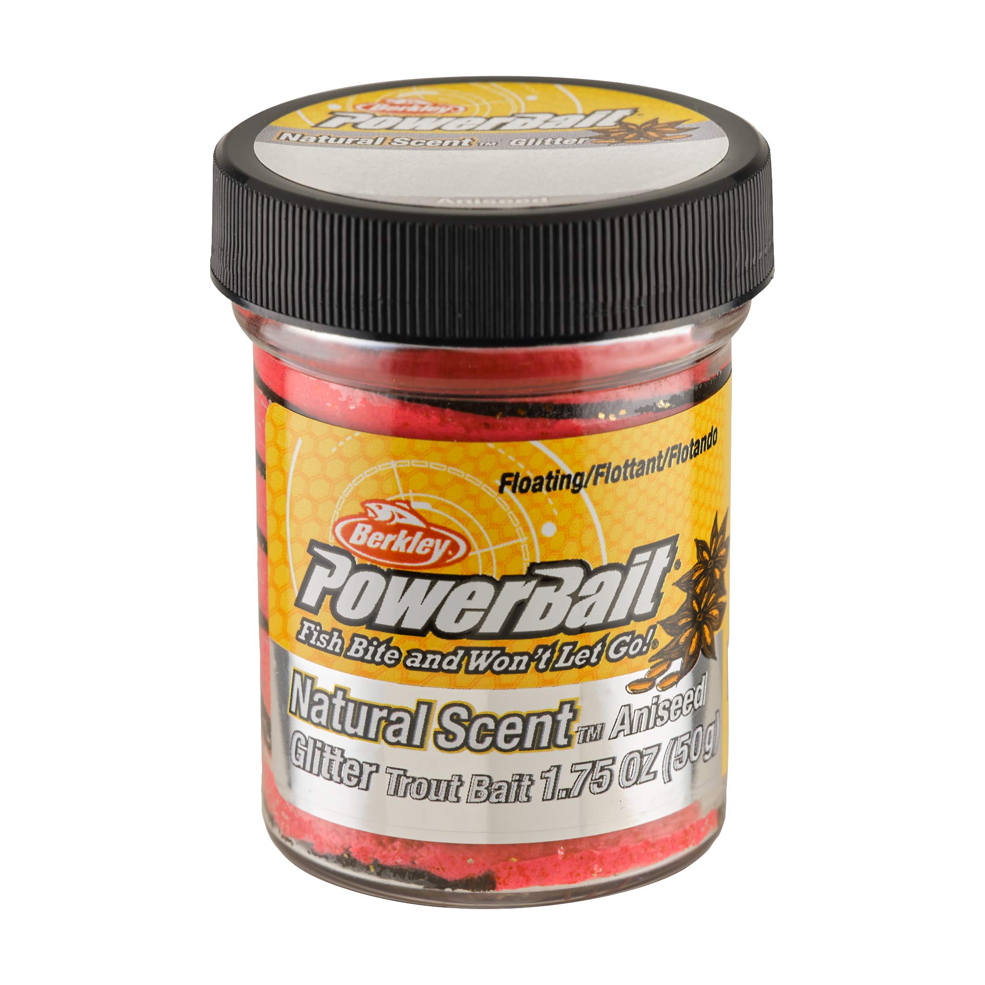 BERKLEYBGTABFRT2 Powerbait Dough Aniseed Scent, 1.8oz Jar,Black