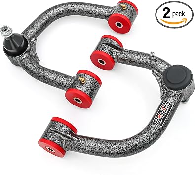Front Upper Control Arms for 2005-2023 Toyota Tacoma, 2-4" Lift Tubular Control Arm PU Bushings, Replacement for OEM Stock Suspension Arms 2PCS