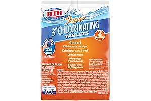 HTH Super 3-Inch Chlorinating Tablets for Clean, Sparkling Kiddie Pools