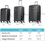 American TOURISTER Stratum XLT 2.0 Bagage extensible avec jantes, Jet Black, 20-Inch Poursuivez, Stratum XLT 2.0 Bagage extensible avec roues Spinner