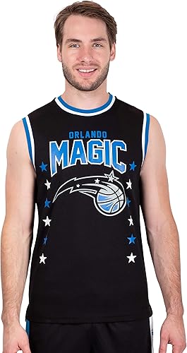 Miniatura 46 de Ultra Game Men's NBA Official Super Soft Jersey Tank Top Muscle T-Shirt Negro 23,Color del equipo,Color del equipo 2,Negro