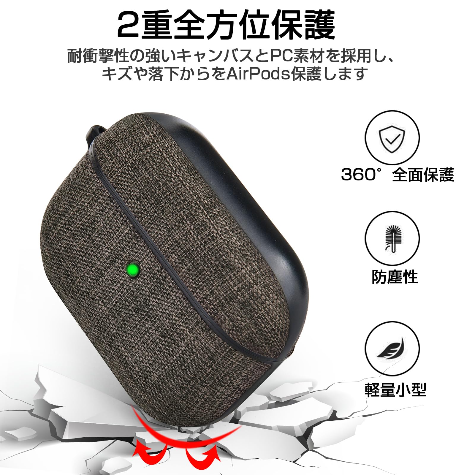 Amazon | V-MORO AirPods Pro 3 ケース 2025 airpodsPro 3カバー