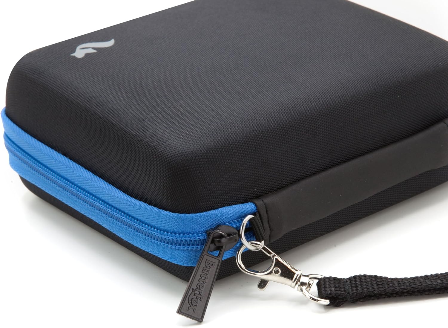 BRENDO Carrying Case for Nintendo 2DS, 24 Game Cartridge Holders, Fits Charger (not for 2DS XL) - Black/Blue