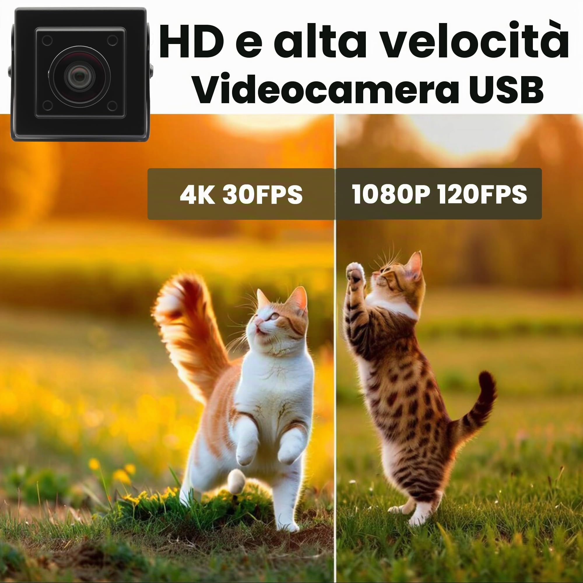 SVPRO Fotocamera Ad Alta Velocità 1080P 120fps M12 Grandangolo 12MP USB Lightburn 4K 30fps Per Stampante 3D IMX577 USB Esterna Per PC Laptop, Raspberry Pi