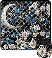 Vista 47 de Tapetes para máquina de coser de girasol y colibrí para mesa con bolsillos, para máquinas de coser de Acción de Gracias, alfombrillas para reducir