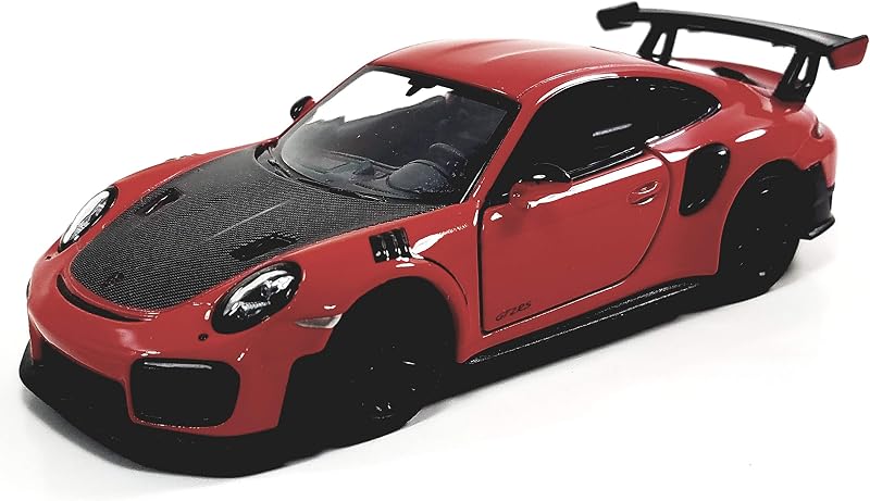 KiNSMART - 2010 Porsche 911 GT2 RS 1:36 Scale 5" Die Cast Metal Model Toy Sports Car Toy (Red)