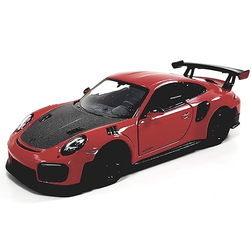 KiNSMART - 2010 Porsche 911 GT2 RS 1:36 Scale 5" Die Cast Metal Model Toy Sports Car Toy (Red)