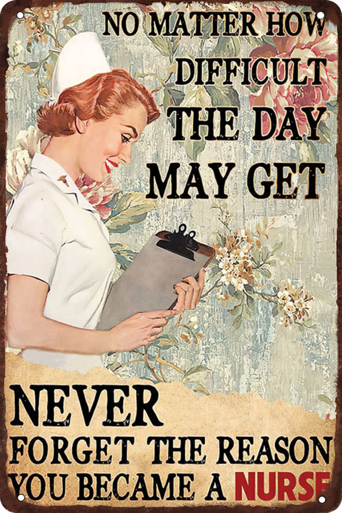 Funny Tin Signs Adult Never Forget The Reason You Became aMetal Vintage Roo