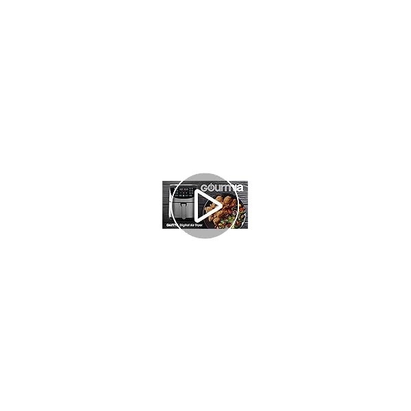 Gourmia Air Fryer Oven Digital Display 7 Quart Large AirFryer Cooker 12 Touch Cooking Presets, XL Air Fryer Basket 1700w Power Multifunction GAF778 Black and stainless steel air fryer FryForce 360° - Image 8