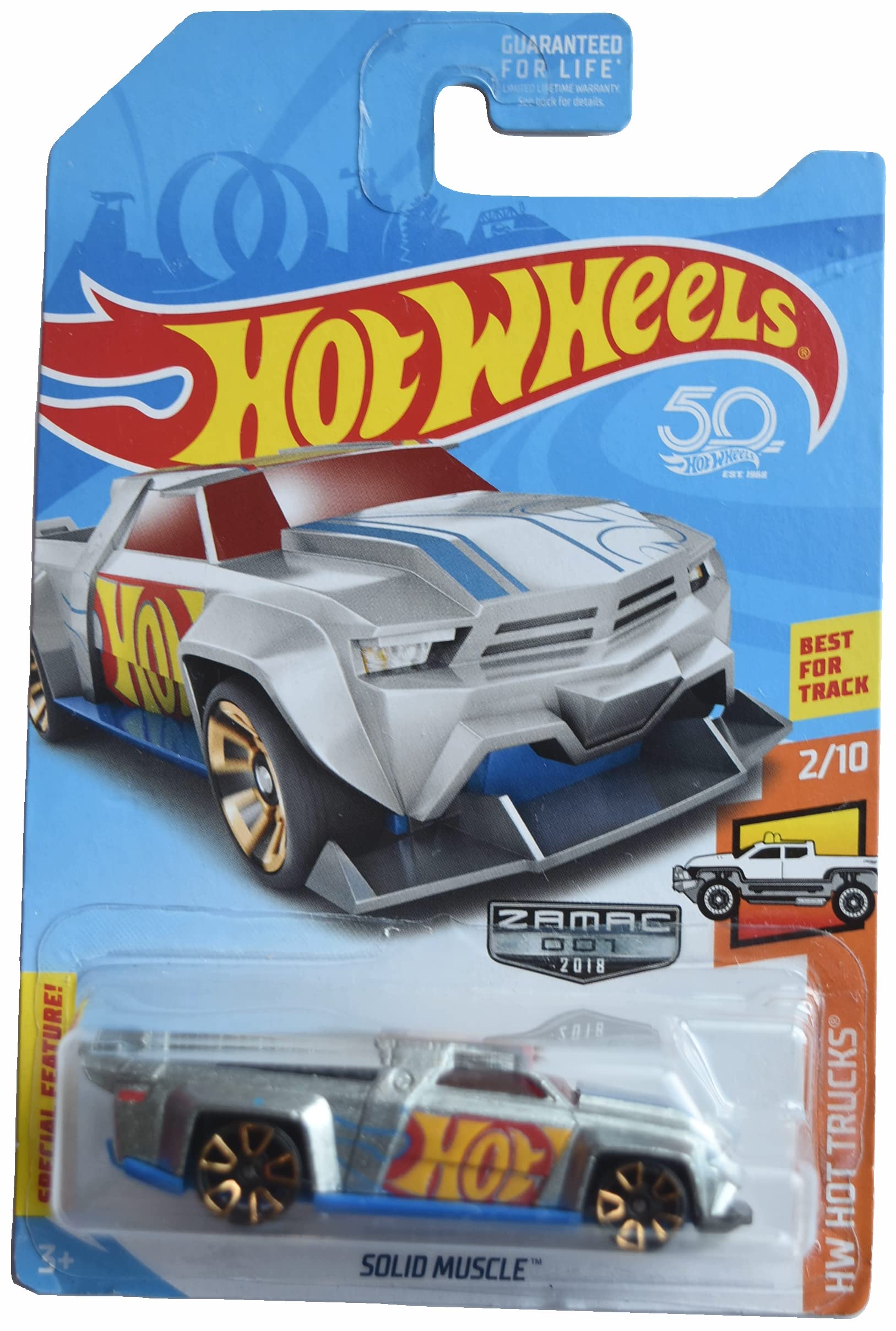 Amazon.com: Hot Wheels Zamac Solid Muscle, HW Hot Trucks 2/10