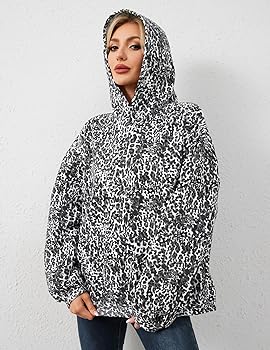 Amazon.com: DURUNUL Leopard Print Hoodies Women Oversized Camo