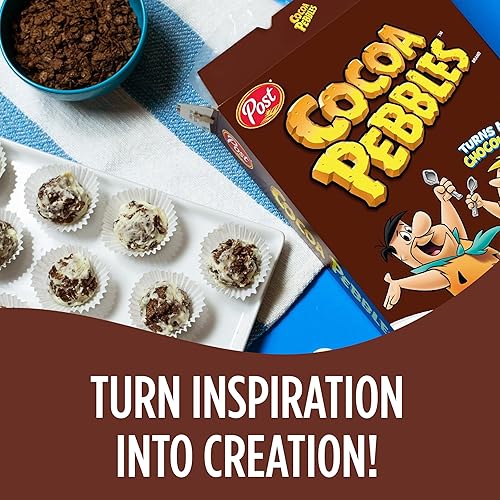 Miniatura 7 de Post Cocoa PEBBLES - Cereal de desayuno tazas individuales portátiles para llevar cereales sin gluten 20 onzas paquete de 12