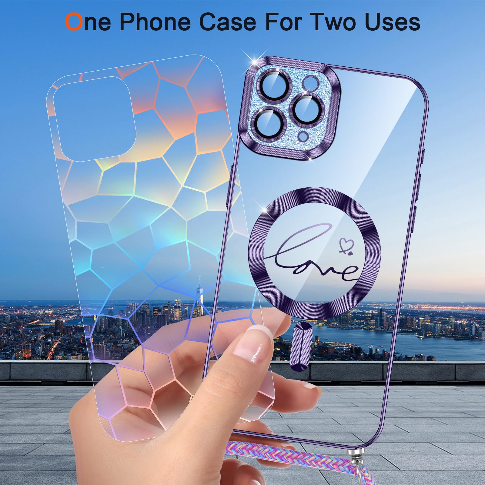 Funda magnética para iPhone 11 Pro con 1 Tarjetero Magsafe, Compatible con Todos los Accesorios