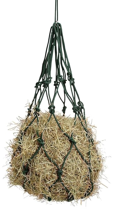 Tough 1 Solid Braided Cotton Hay Bag, Hunter Green