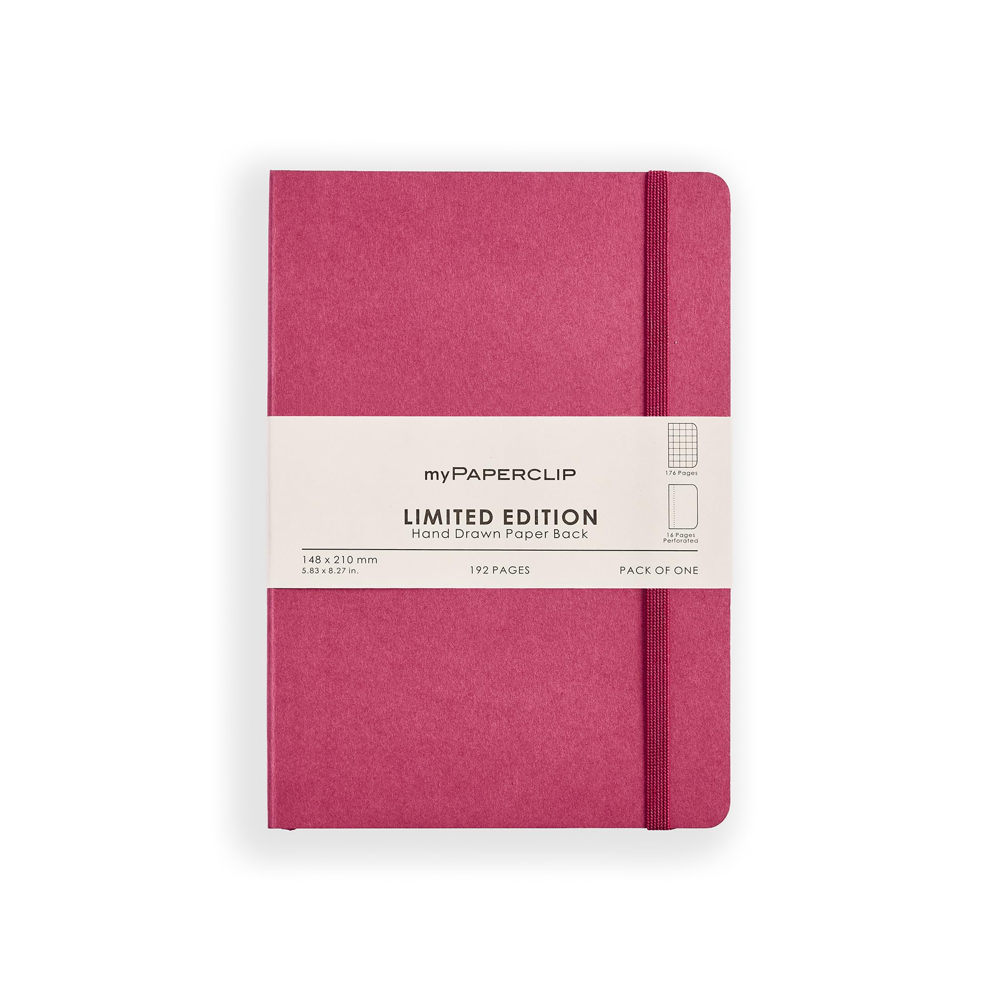 Cahier édition limitée A5 à carreaux myPAPERCLIP LEP192A5-C - 7