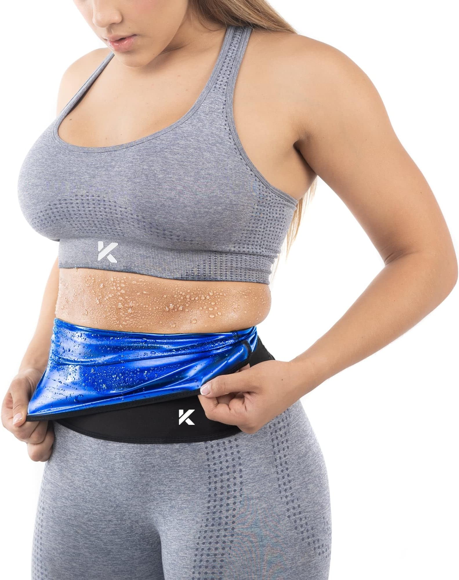 - Women's Heat Trapping Waist Toner Cincher - Sweat Body Trainer - Neoprene-Free Thermo Shapewear Compression Trimmer