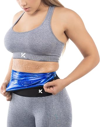 Kewlioo Womens Heat Trapping Waist Toner Cincher - Sweat Body Trainer - Neoprene-Free Thermo Shapewear Compression Trimmer