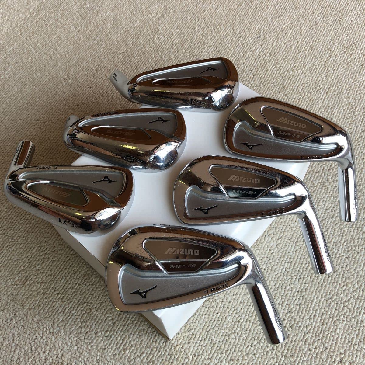 Amazon.co.jp: 中古アイアンヘッドセットミズノ MP-59 FORGED Amazon.co.jp: 中古アイアンヘッドセットミズノ MP-59 FORGED