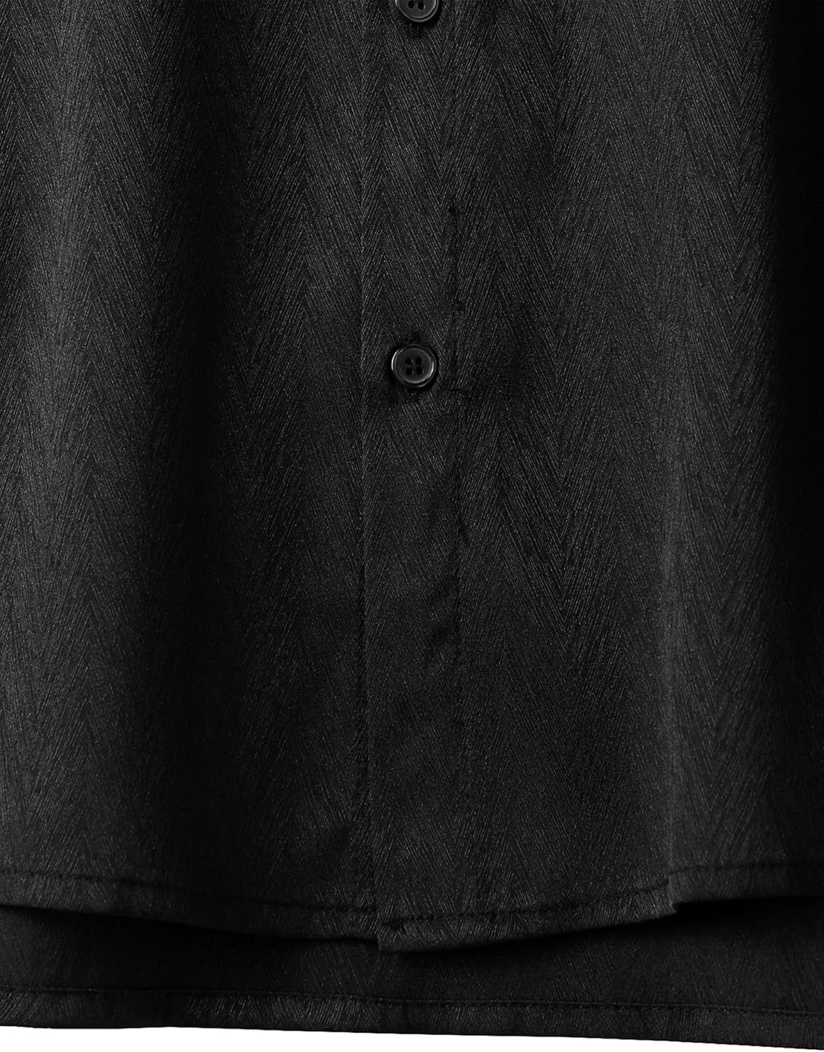 ZEROYAA Men's Luxury Shiny Satin Jacquard Shirt Modern Fit Short Sleeve Button Down Shirts for Summer Party Prom - Image 5