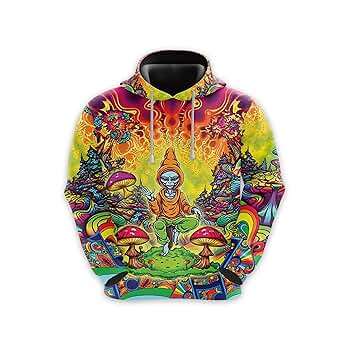 Amazon.com: V-DECORPARKS Men's Alien Fleece Hooded