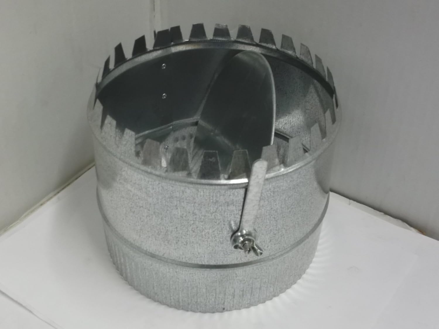 Midwest Ducts T27D 6" Sheet Metal Tab Takeoff w/Damper, SelfTapping