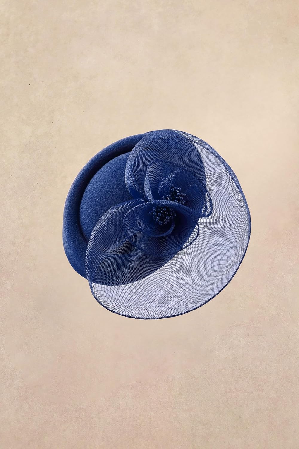 BABEYOND Fascinators Hats for Women - Tea Party Hat Kentucky Fascinator Derby Flower Mesh Pillbox Hat for Bridal Wedding - Image 2