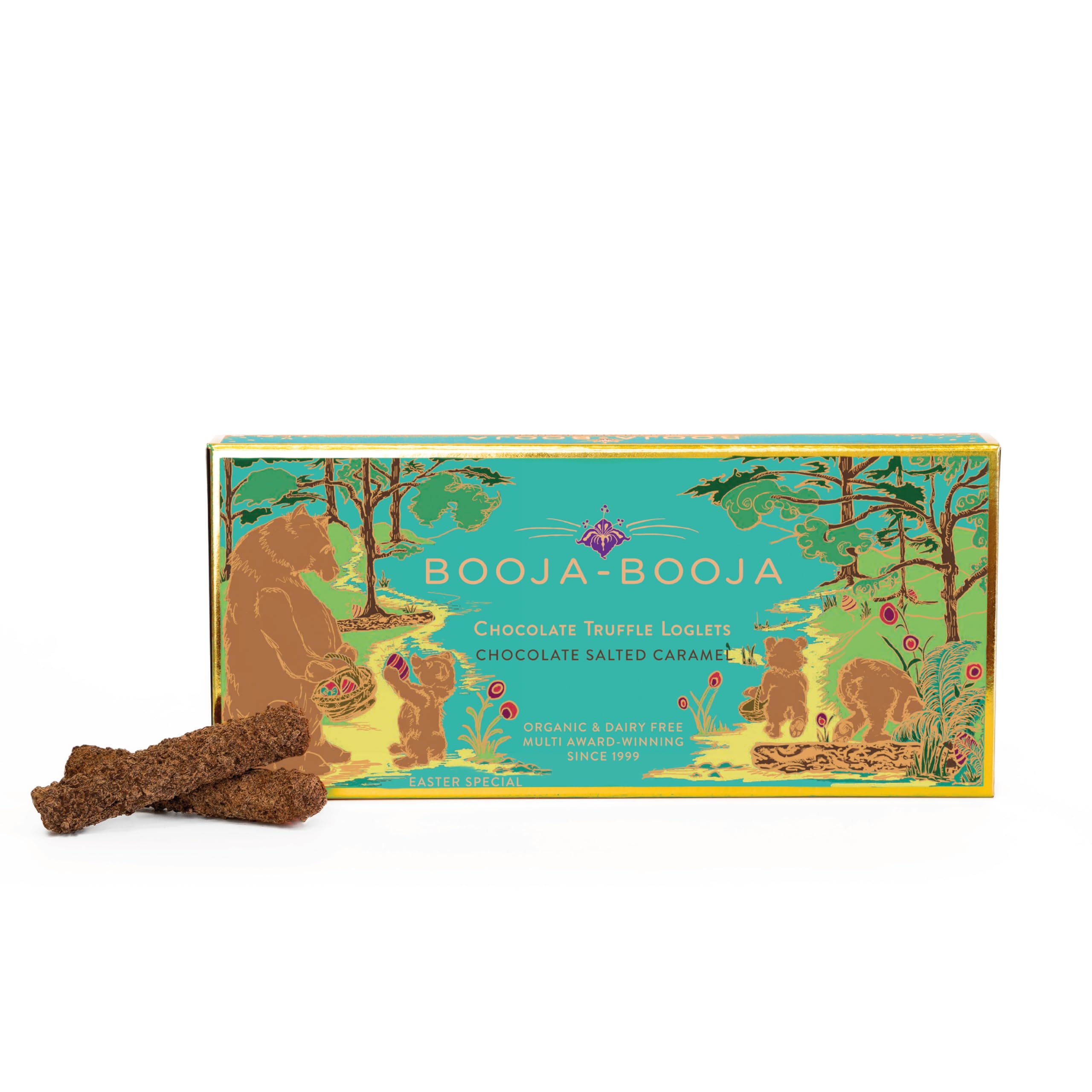 Booja - BoojaChocolate Salted Caramel Chocolate Truffle Loglets Easter Edition 115g