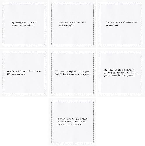 Miniatura 9 de Five Star Napkins Citas de perros, servilletas de cóctel de algodón blanco, servilletas de bebidas, servilletas de bar, servilletas de tela,