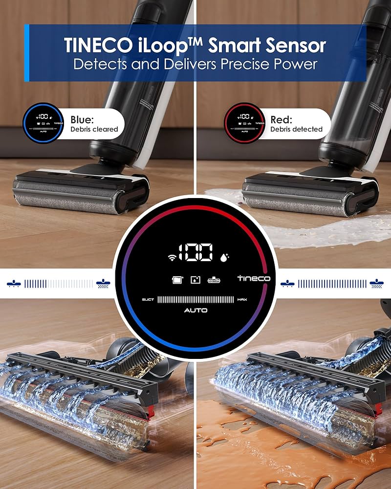 Tineco Floor ONE S6 - Powerful Cordless Wet/Dry Vacuum Cleaner