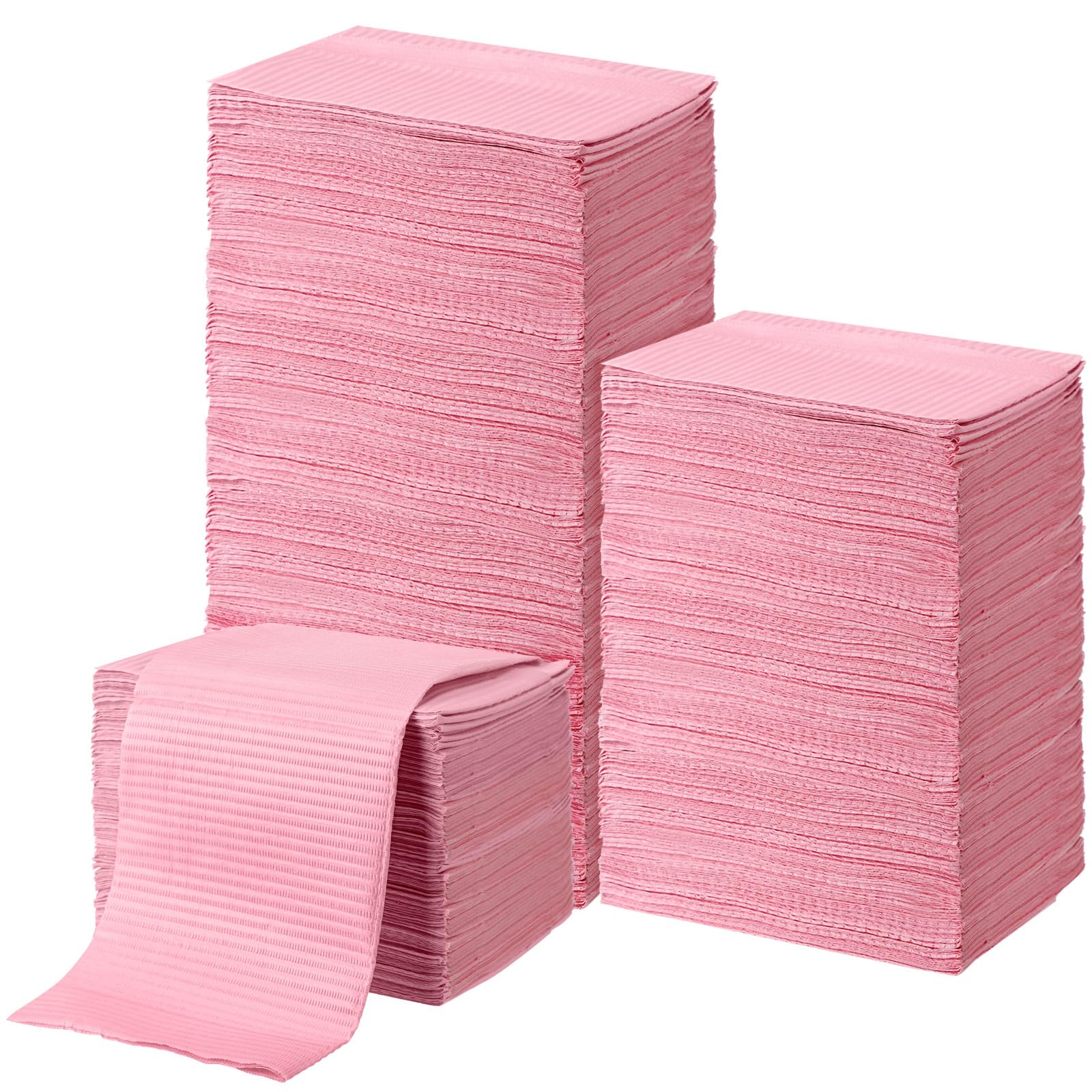 Threlaco 100 piezas de cambiadores desechables de 2 capas para cambiadores de bebé, almohadillas desechables para cambiadores de pañales, tapetes sanitarios portátiles para baños comerciales (rosa)