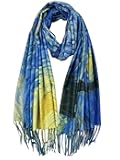Van Gogh Art Print Scarf for Women Best Gift Soft Warm Shawl Wrap Pashmina Rave