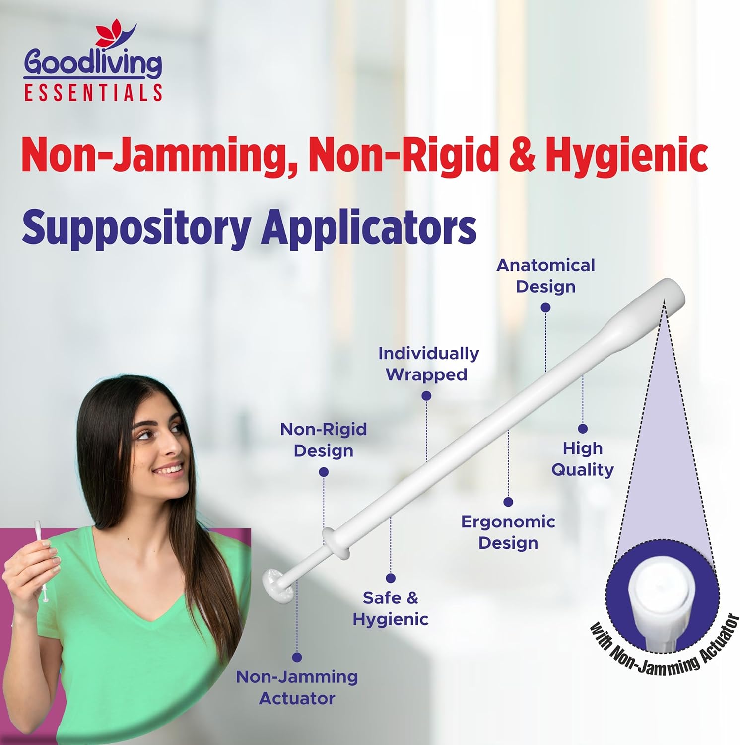 Suppository Applicators Mega Pack 30 Count Hygienic Inserter | Fits Suppositories Without Getting Stuck Inside With Our Innovative Pusher | Soft Tip, Smooth & Pain-Free Suppository Insertion Tool - Image 4