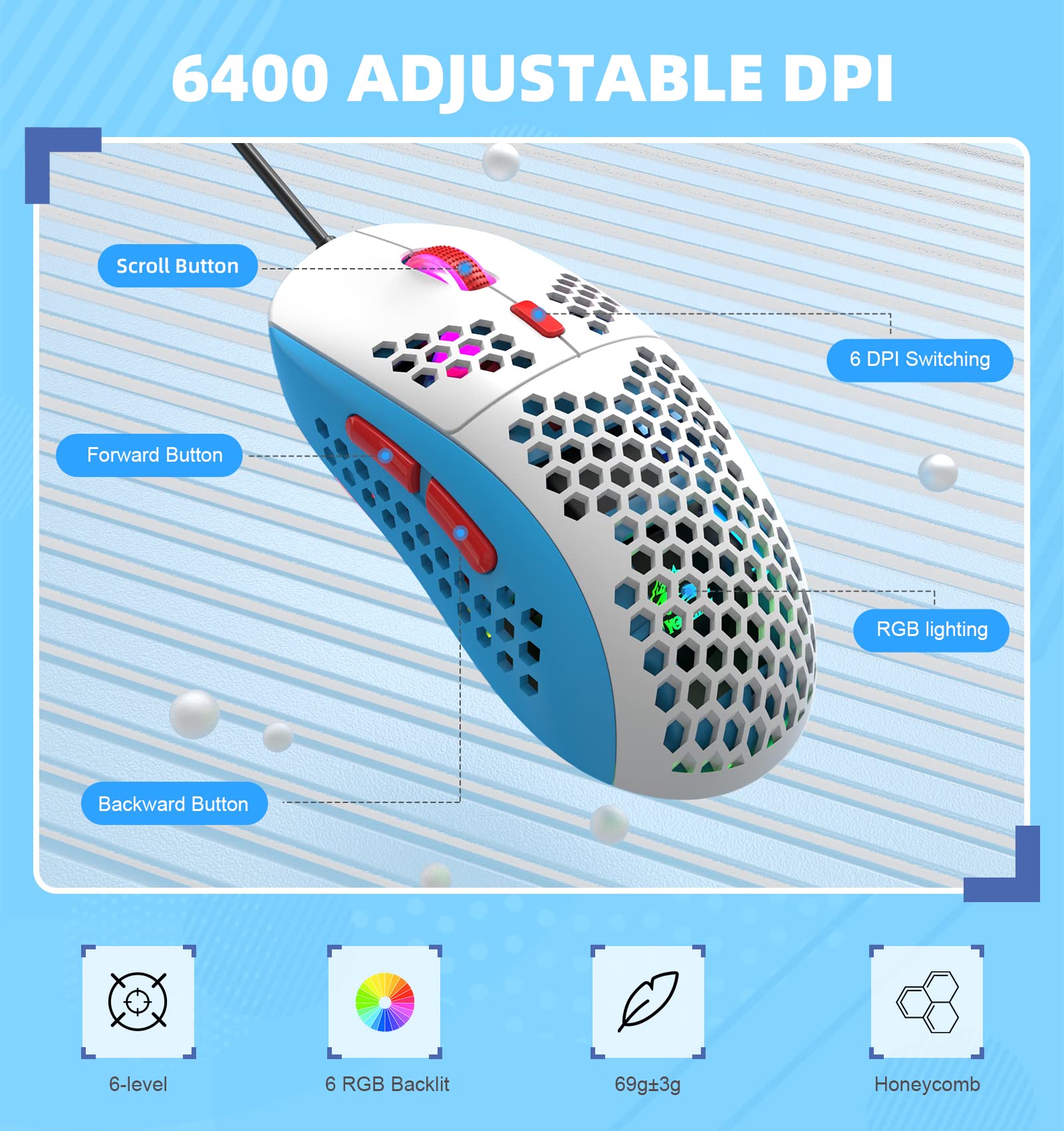 LexonElec T60PRO 60 Mechanical Keyboard And Mouse Combo