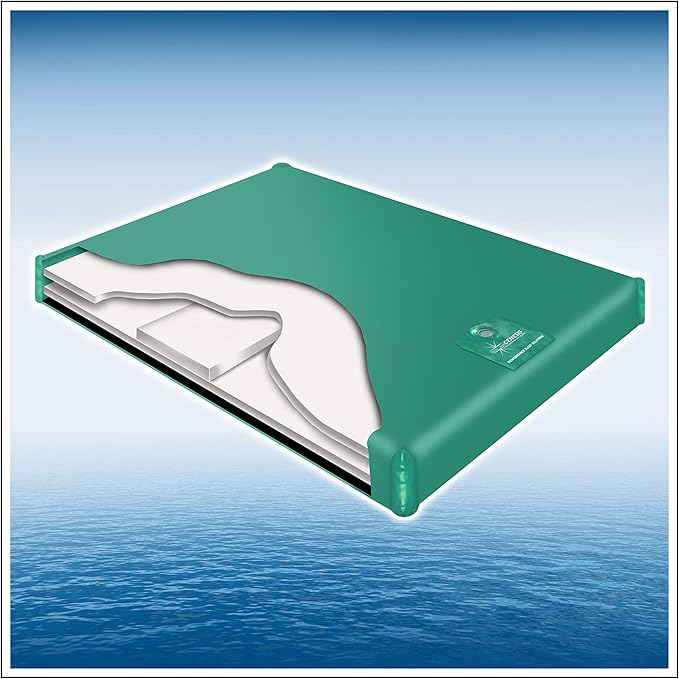 Innomax 600 SL 22 mil SemiMotionless Waterbed Mattress King Size with Elegant Stand